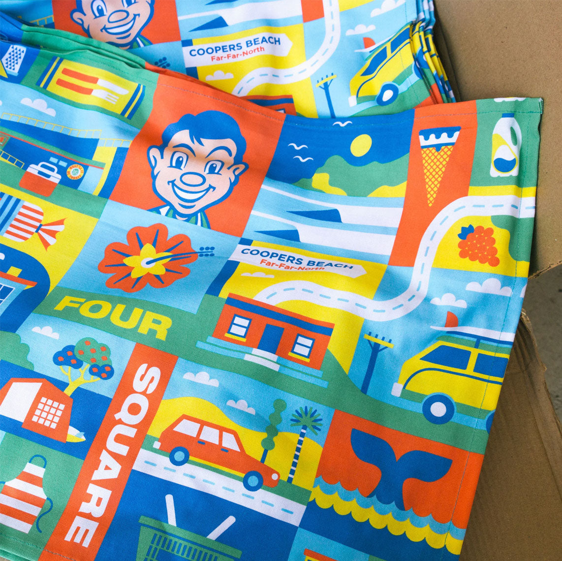 Four Square Coopers Beach Summer Merch: A Case Study