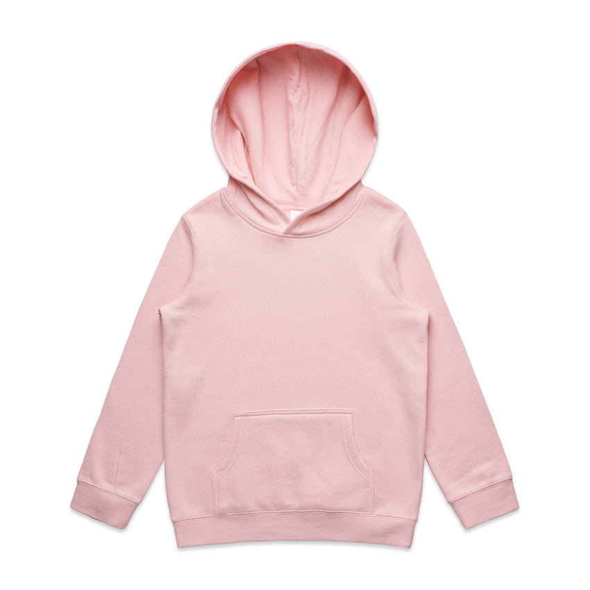 pink kids hoodie on white background