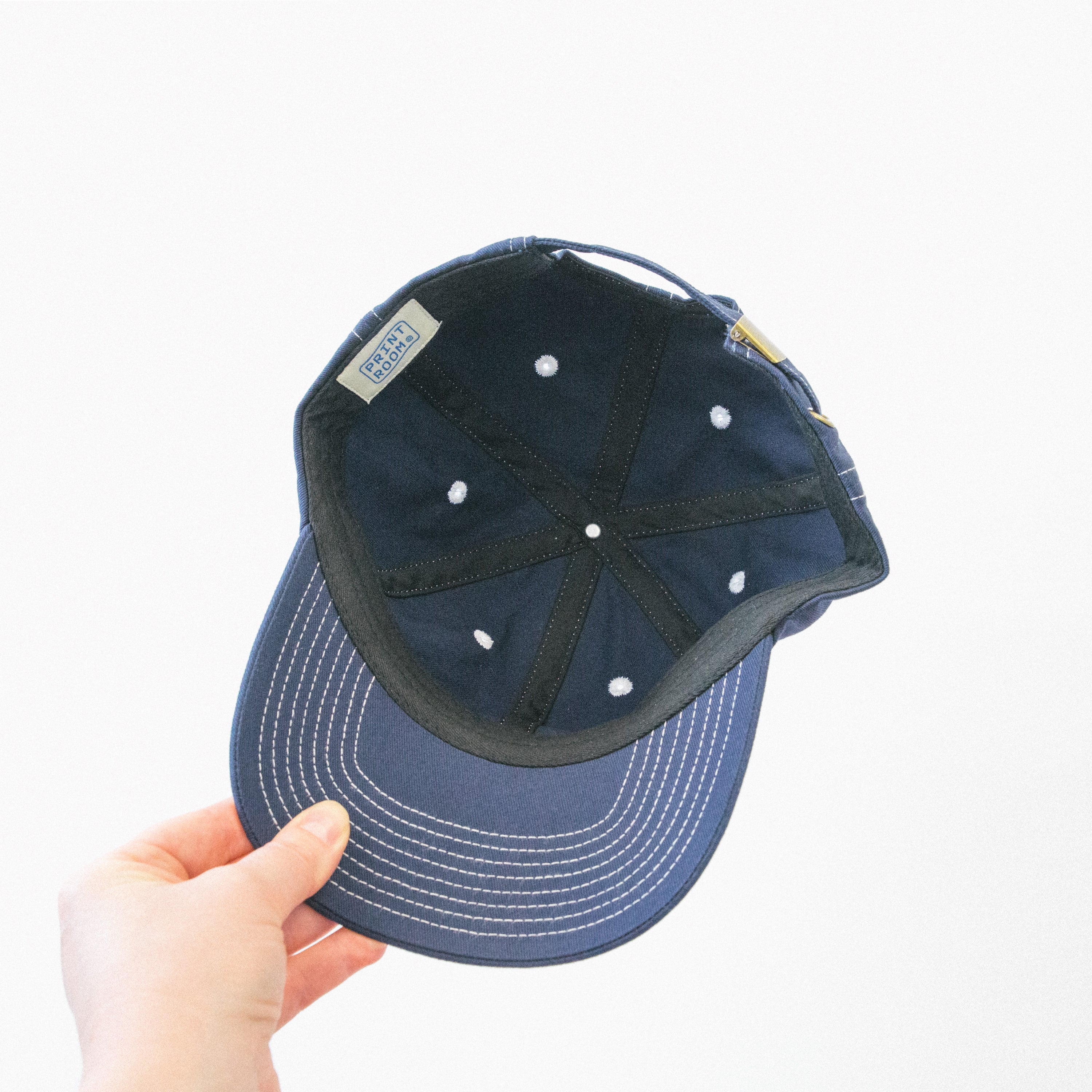 PR CONTRAST COTTON - 6 PANEL DAD CAP - Custom Clothing | T Shirt Printing | Embroidery | Screen Printing | Print Room NZ