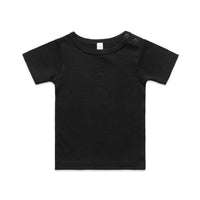Organic Infant Wee Tee - Black
