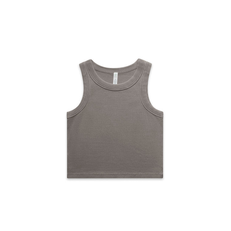 AS Colour Wo's Faded Organic Rib Crop Tank 4035