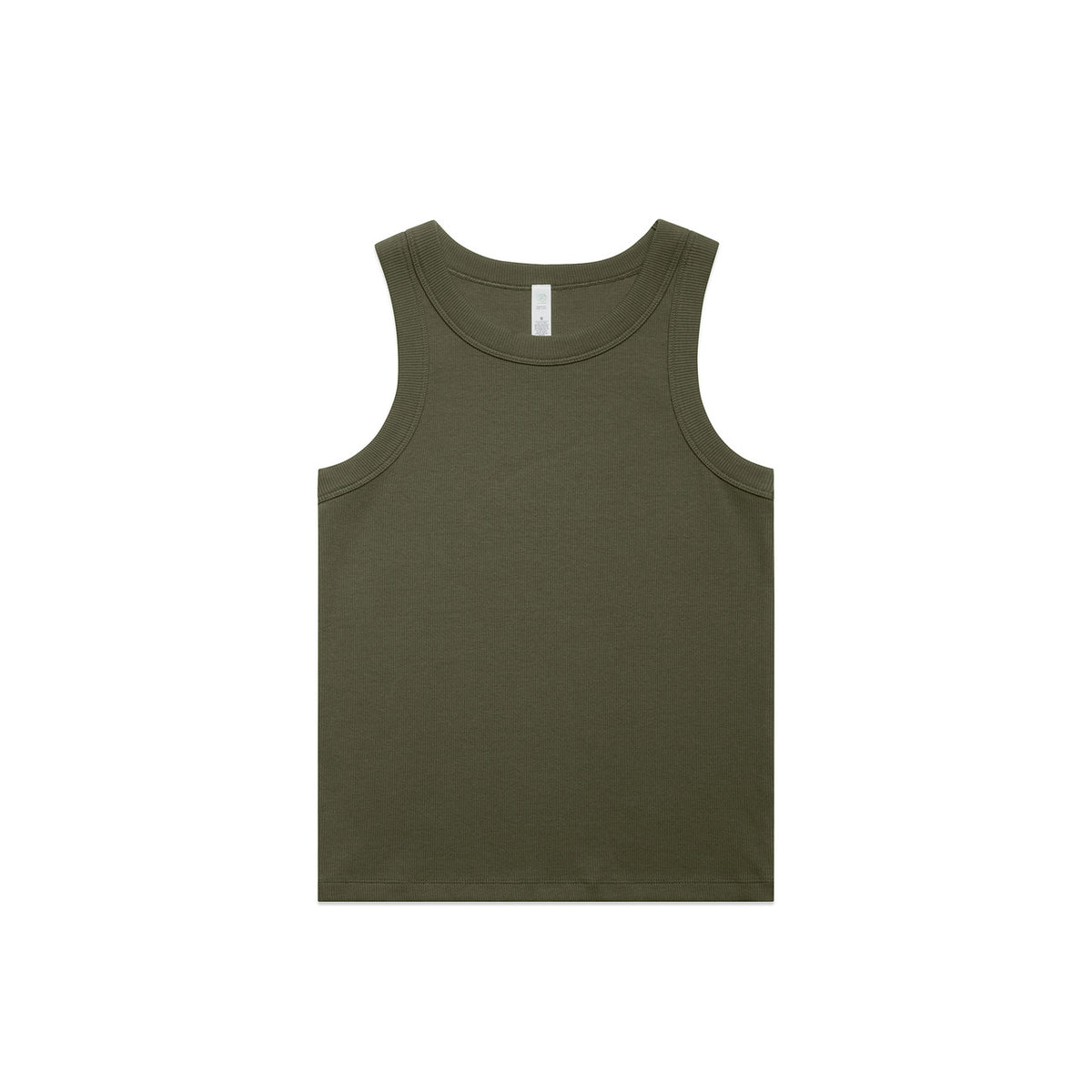 Wo's Organic Rib Tank - Army