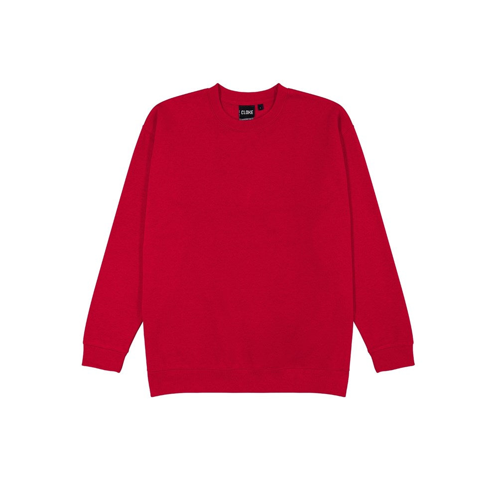Standard Crew Neck Sweat - Red