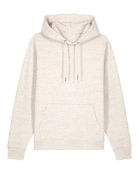 Beige hoodie on a white background
