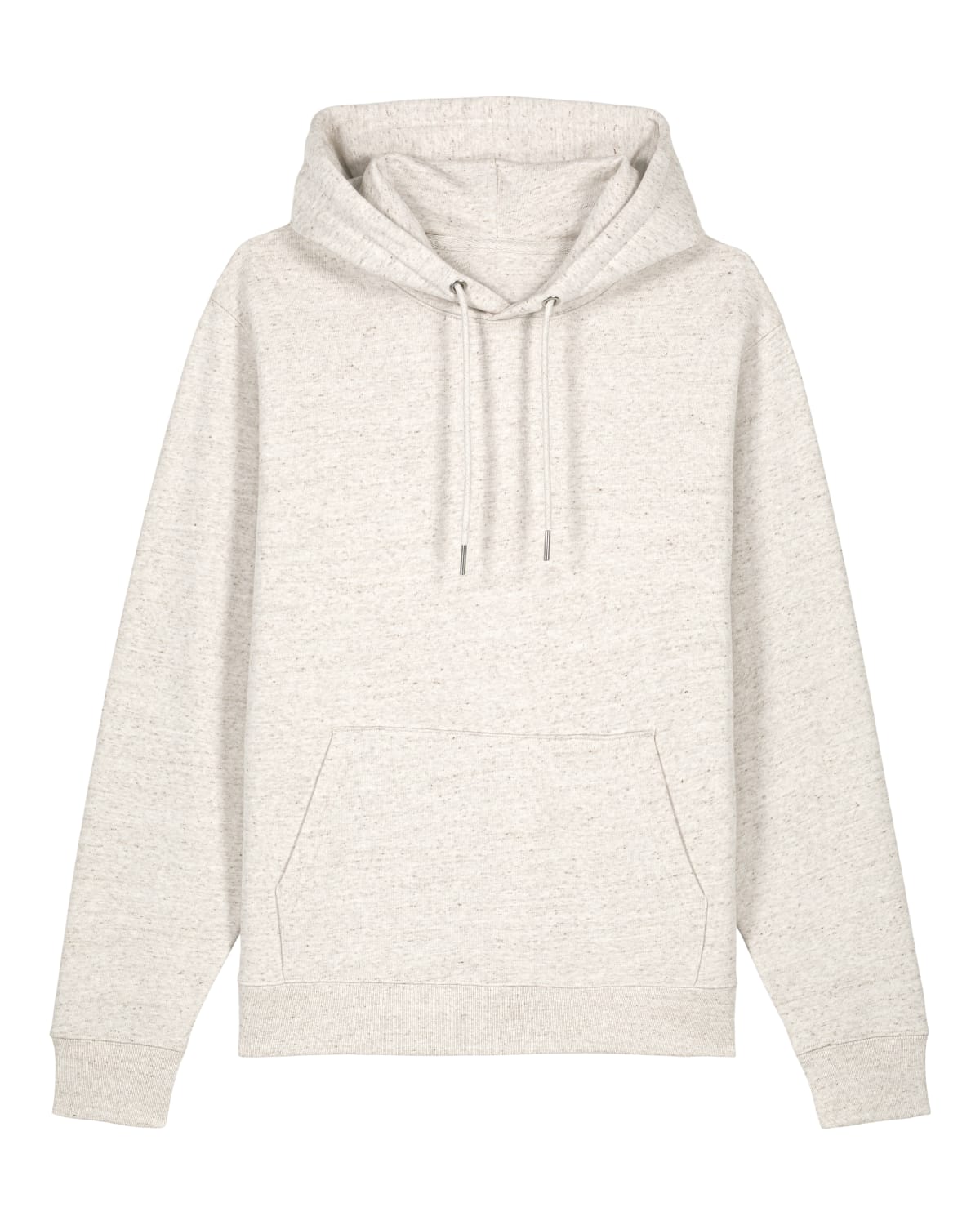Beige hoodie on a white background