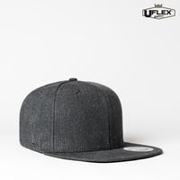 UFlex Adults Snap Back 6 - Charcoal Melange