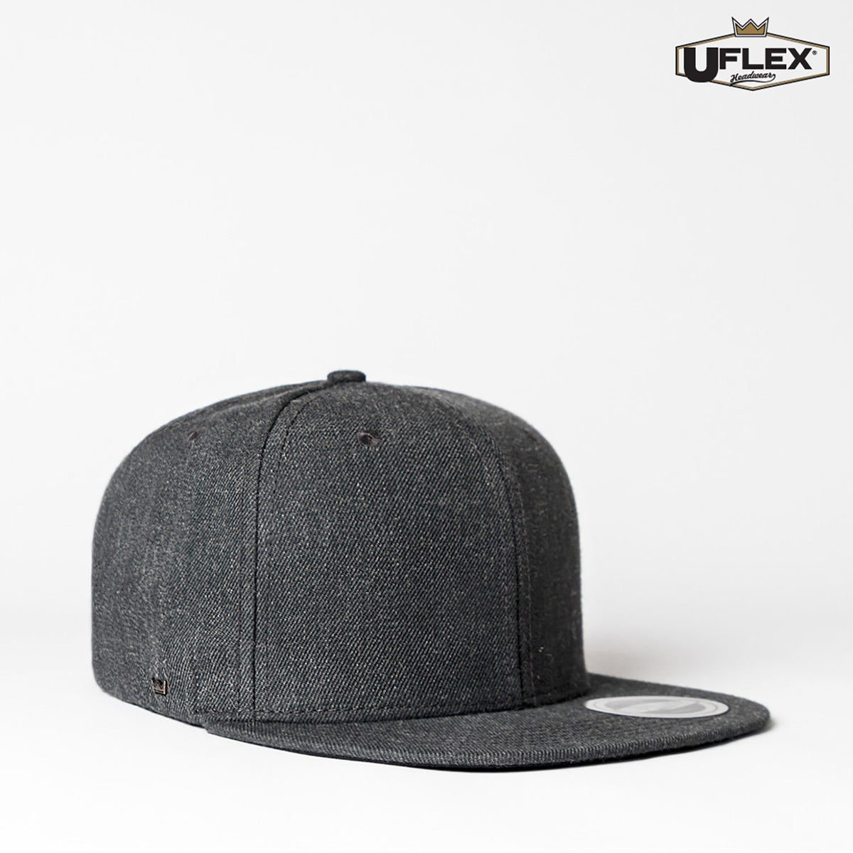UFlex Adults Snap Back 6 - Charcoal Melange