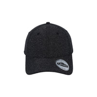 UFlex Adults Pro Style 6 Panel Snapback - Active Black Melange