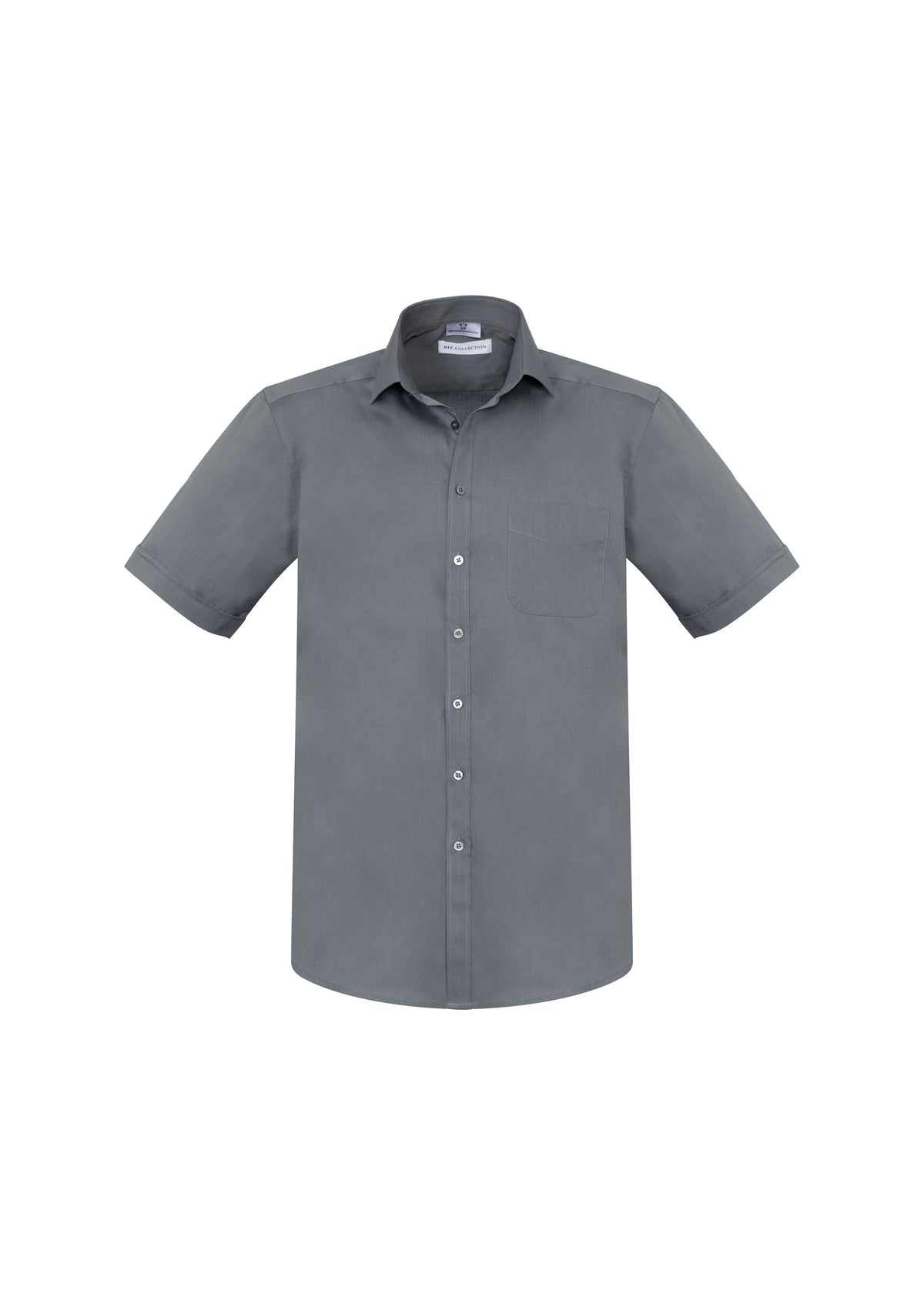 Mens Monaco Short Sleeve Shirt - Platinum