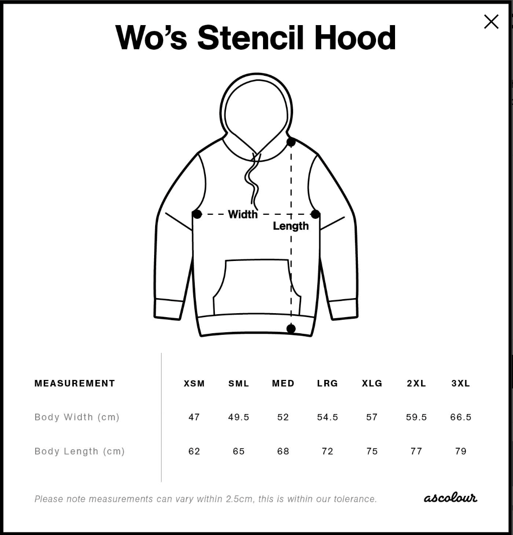 AS Colour Stencil Hoodie | Leavers Gear - Custom Clothing | T Shirt Printing | Embroidery | Screen Printing | Print Room NZ