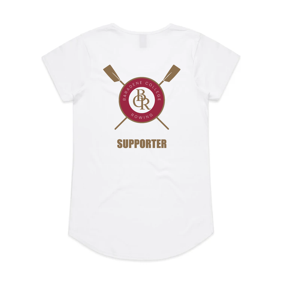 Baradene College | Pre Order Wo's Mali Tee White