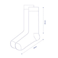 sock blue outline