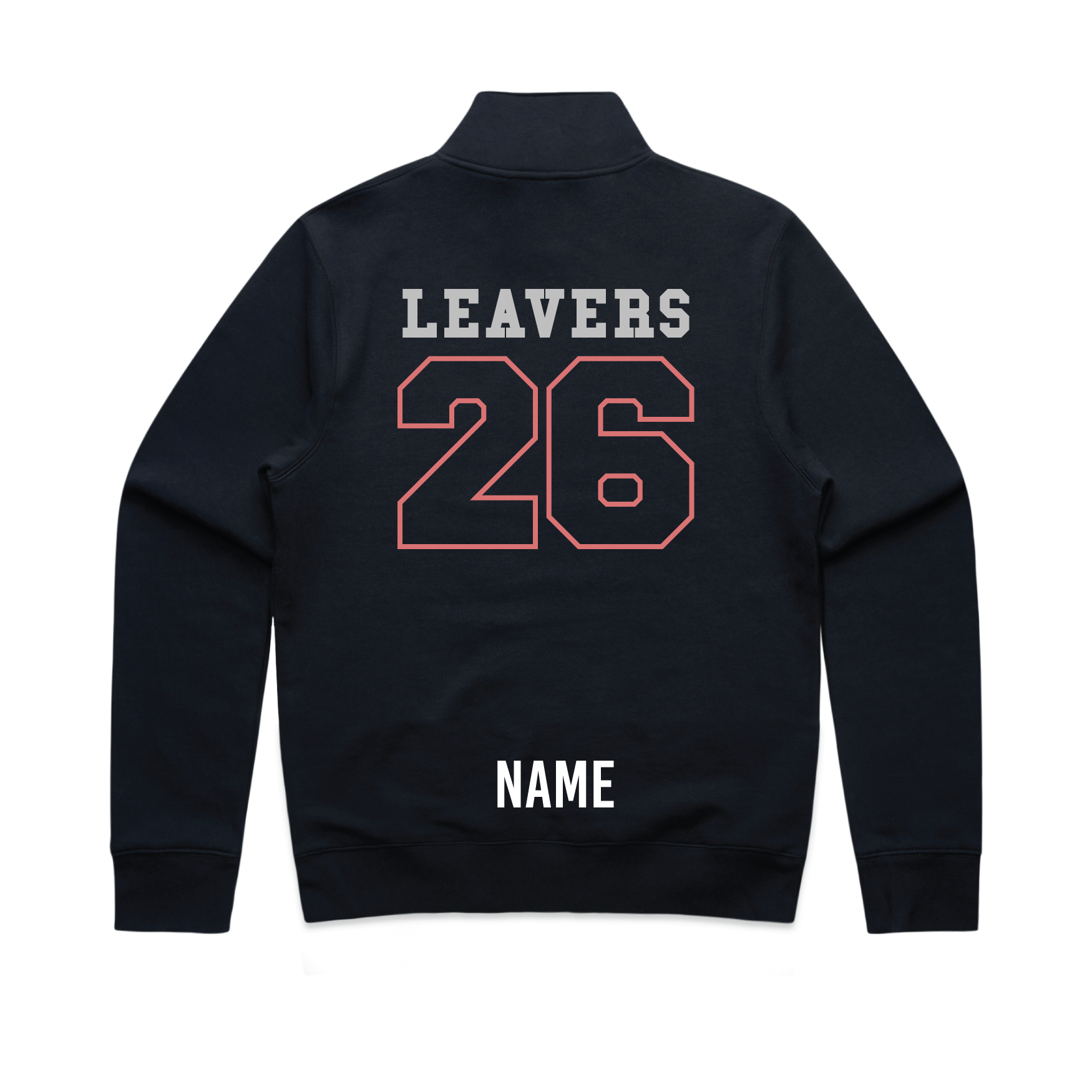 AS Colour Stencil Half Zip Crew | Leavers gear