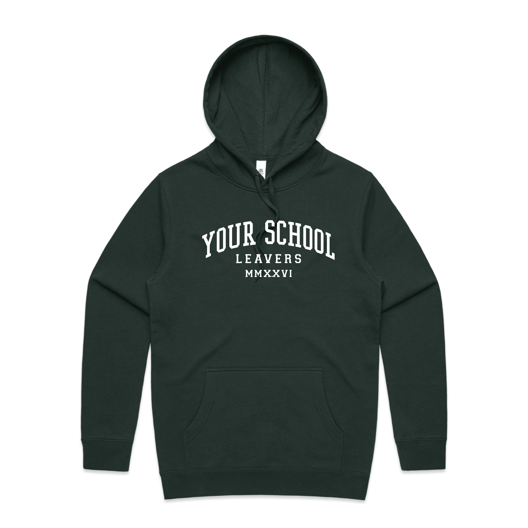 AS Colour Stencil Hood | Leavers Gear - Custom Clothing | T Shirt Printing | Embroidery | Screen Printing | Print Room NZ