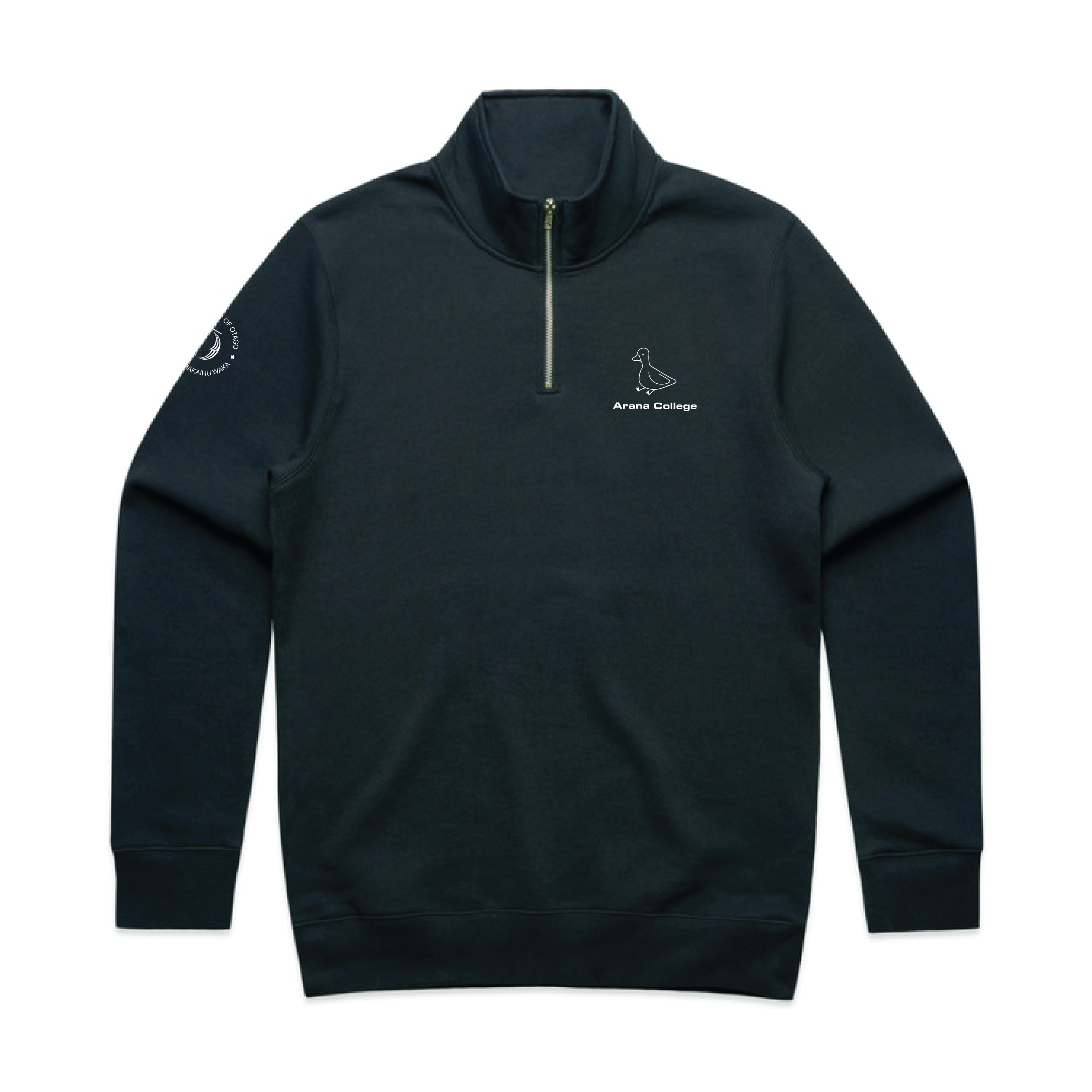 Arana College  2025 Half Zip Crew - Pre Order Crewneck - Custom Clothing | T Shirt Printing | Embroidery | Screen Printing | Print Room NZ