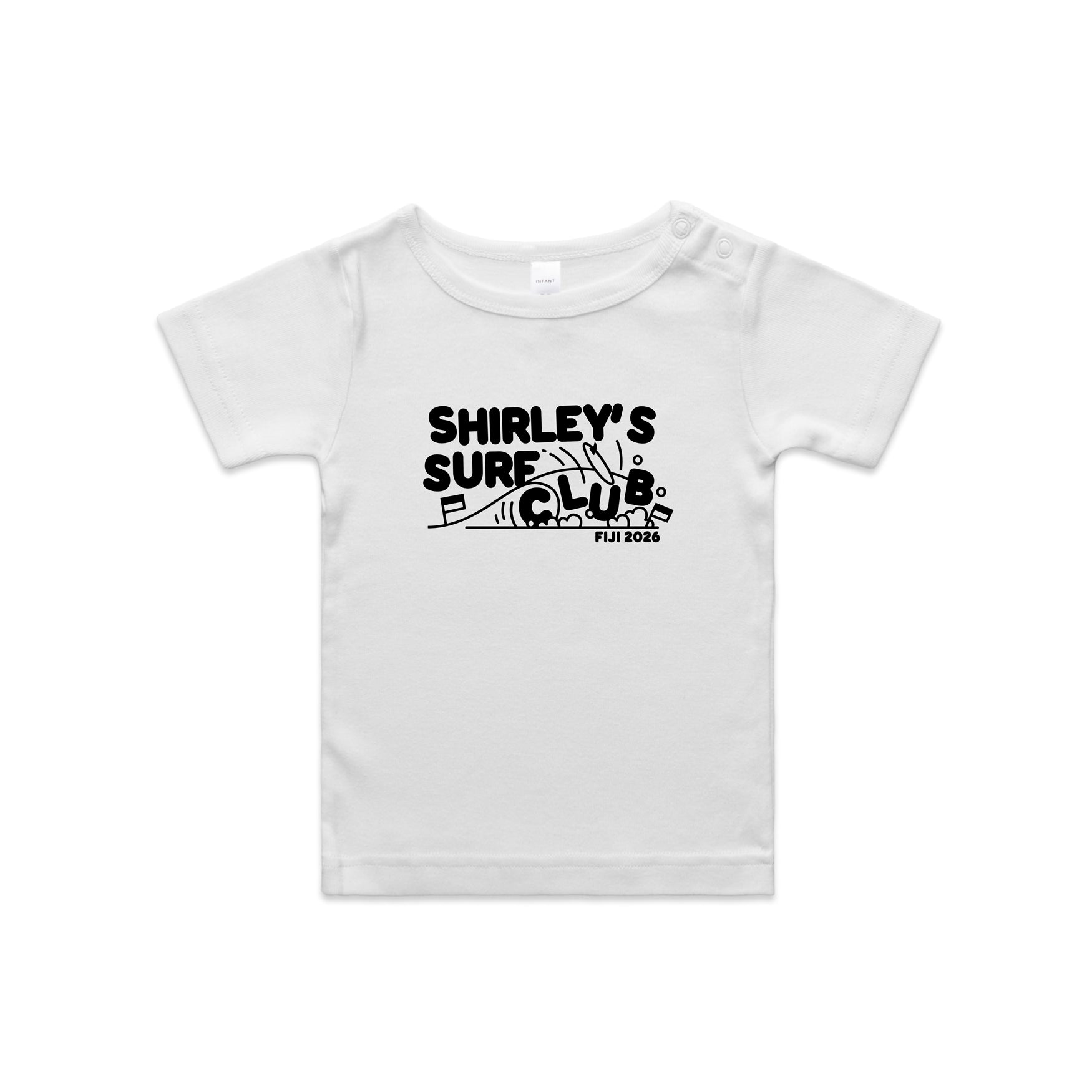 AS Colour Organic Infant Wee Tee 3001 T-shirt custom merch nz
