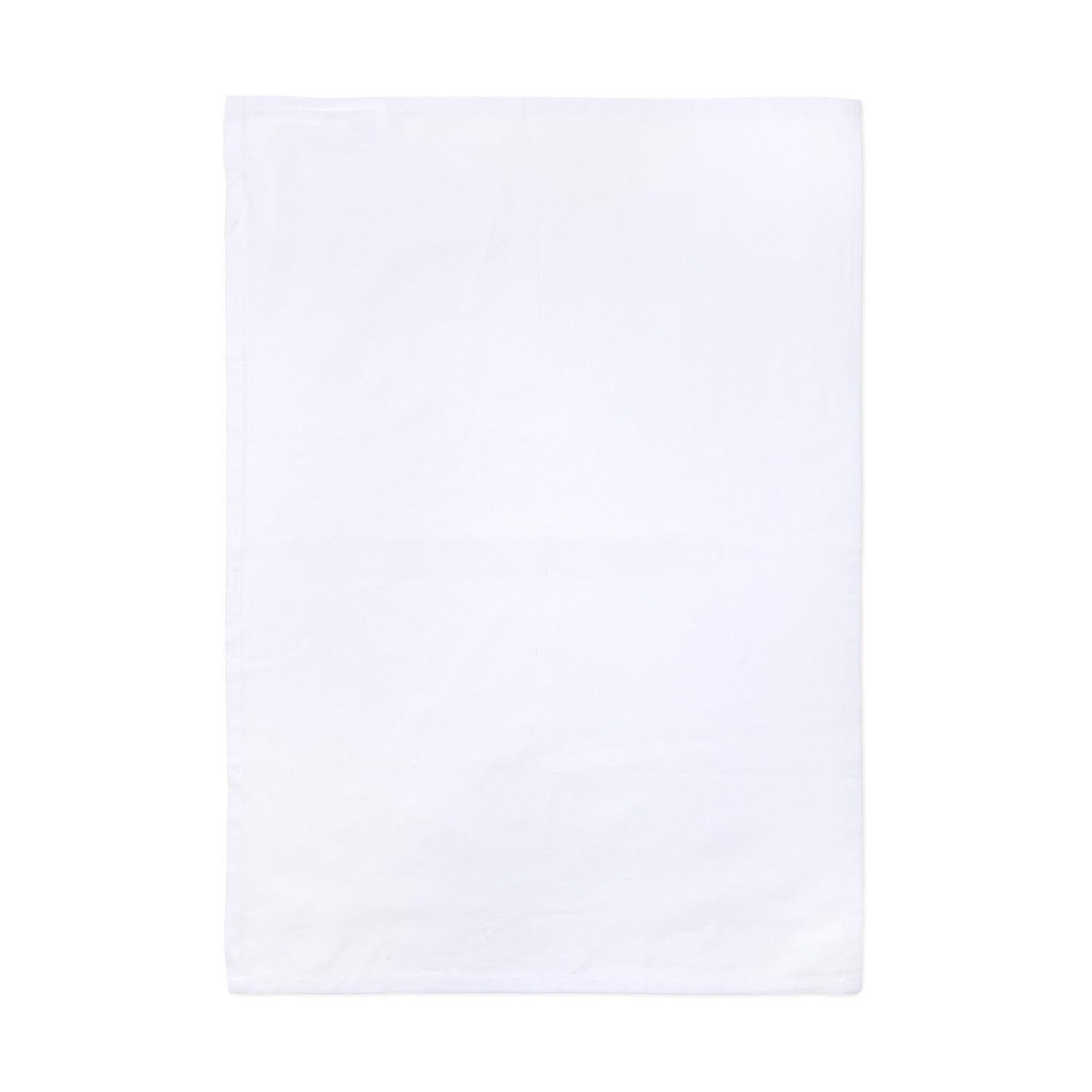 White teatowel on white background