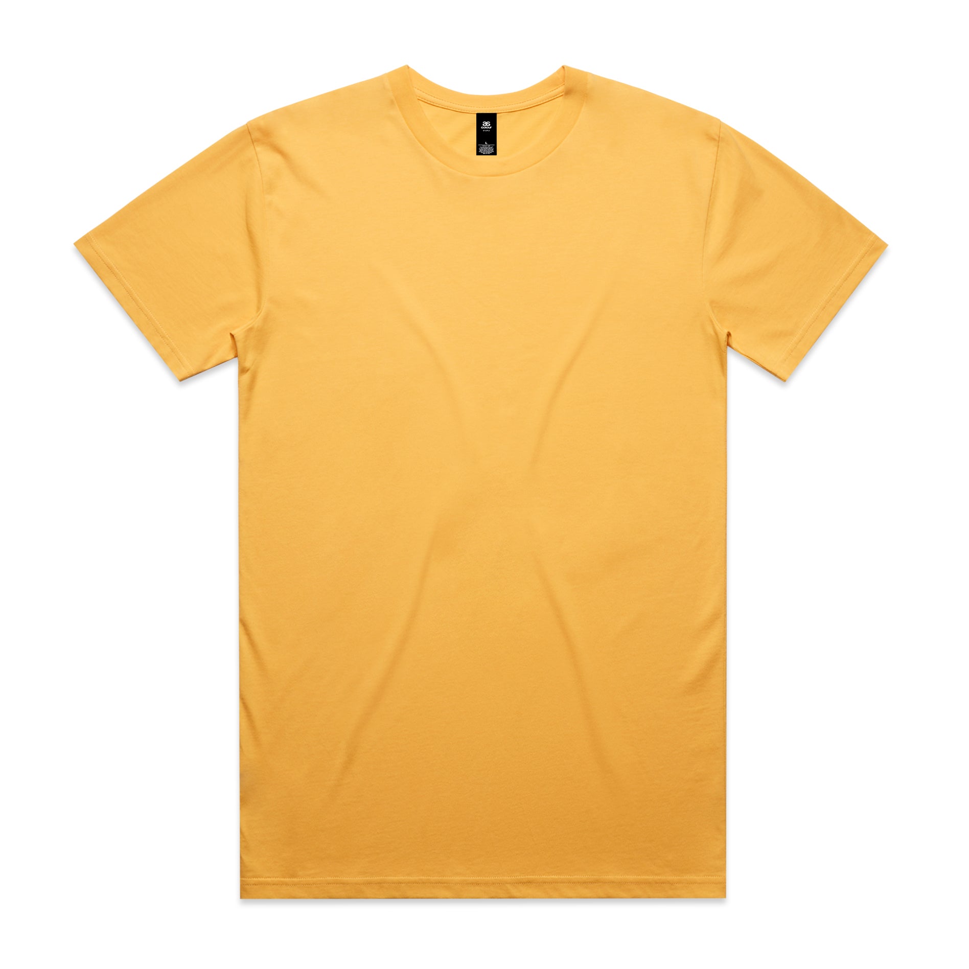 yellow t-shirt on a white background