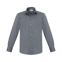 Biz Collection  Mens Monaco Long Sleeve Shirt S770ML Shirt decorated merch nz