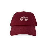 Red cap on white background