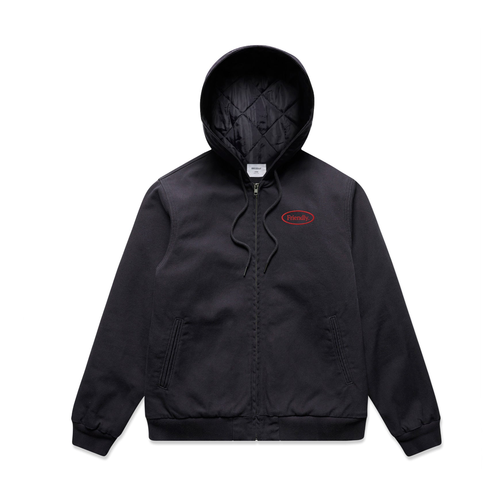 AS Colour Canvas Bomber Hood Jacket 5532 Outerwear custom merch nz