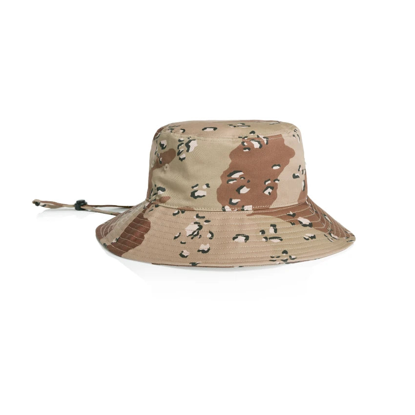 AS Colour Wide Brim Camo Bucket Hat 1172C Headwear promo products nz