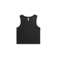 AS Colour Wo's Faded Organic Rib Crop Tank 4035 Singlet promo products nz