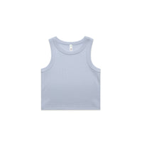 AS Colour Wo's Organic Rib Crop Tank 4064G Singlet promo products nz