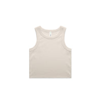 AS Colour Wo's Organic Rib Crop Tank 4064G Singlet branded merchandise nz