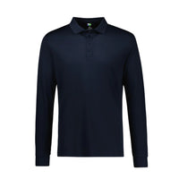 Biz Collection Mens Action Long Sleeve Polo P206ML Shirt decorated merch nz