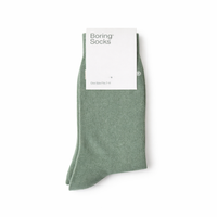 Light green business socks on a white background