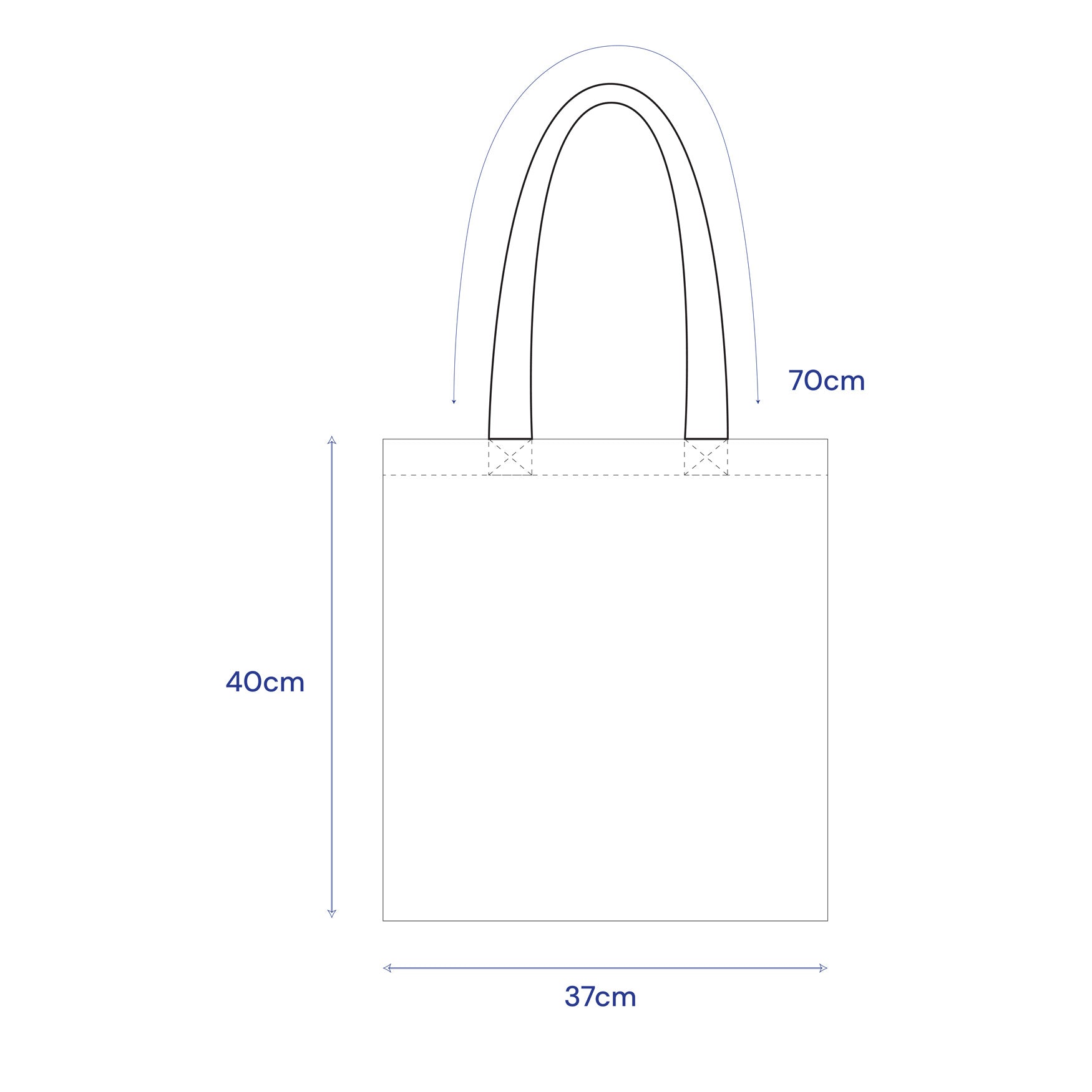 Made to order Newtown Tote Bag 12oz Colour (no gusset) MTONT12C Bag custom merchandise nz