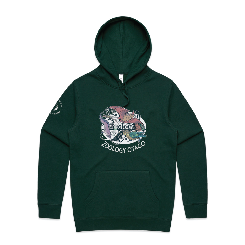 Otago Zoology Hoodie Unisex - Custom Clothing | T Shirt Printing | Embroidery | Screen Printing | Print Room NZ
