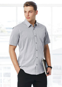 Shirt - BizCollection S622MS Mens Trend Short Sleeve Shirt